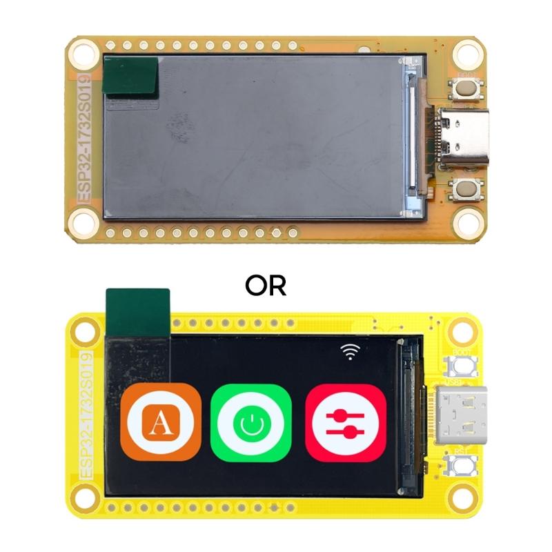 

ESP32 LVGL Development Board with1.9 inch Display Screen Wireless Connectivity- with Wi-Fi and BLE ESP32-1732S019