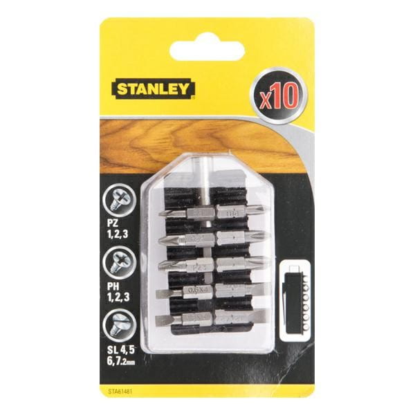 Stanley 9-Piece Bit Set + Holder