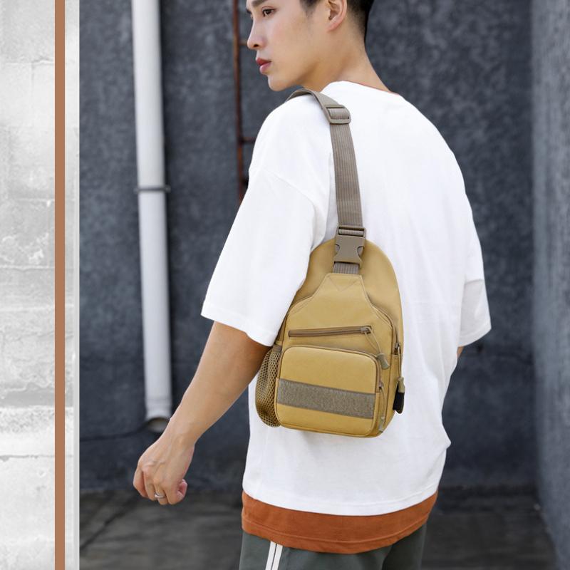Men Tactical Shoulder Bag Hiking Backpack Nylon Outdoor Hunting Camping Fishing Molle Army Trekking Military Chest Sling Bag