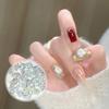 10pcs 3d Charms Baroque-Style Imitation Pearl Shell Nail Art Textured Irregular Aurora Pearls Mix Set for Nail Art Decoration