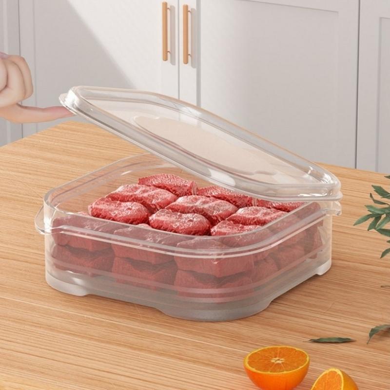 5/10Pcs Frozen Meat Preservation Box Refrigerator Food Retain Freshness Storage Jar Home Kitchen Vegetable Storage Organizer