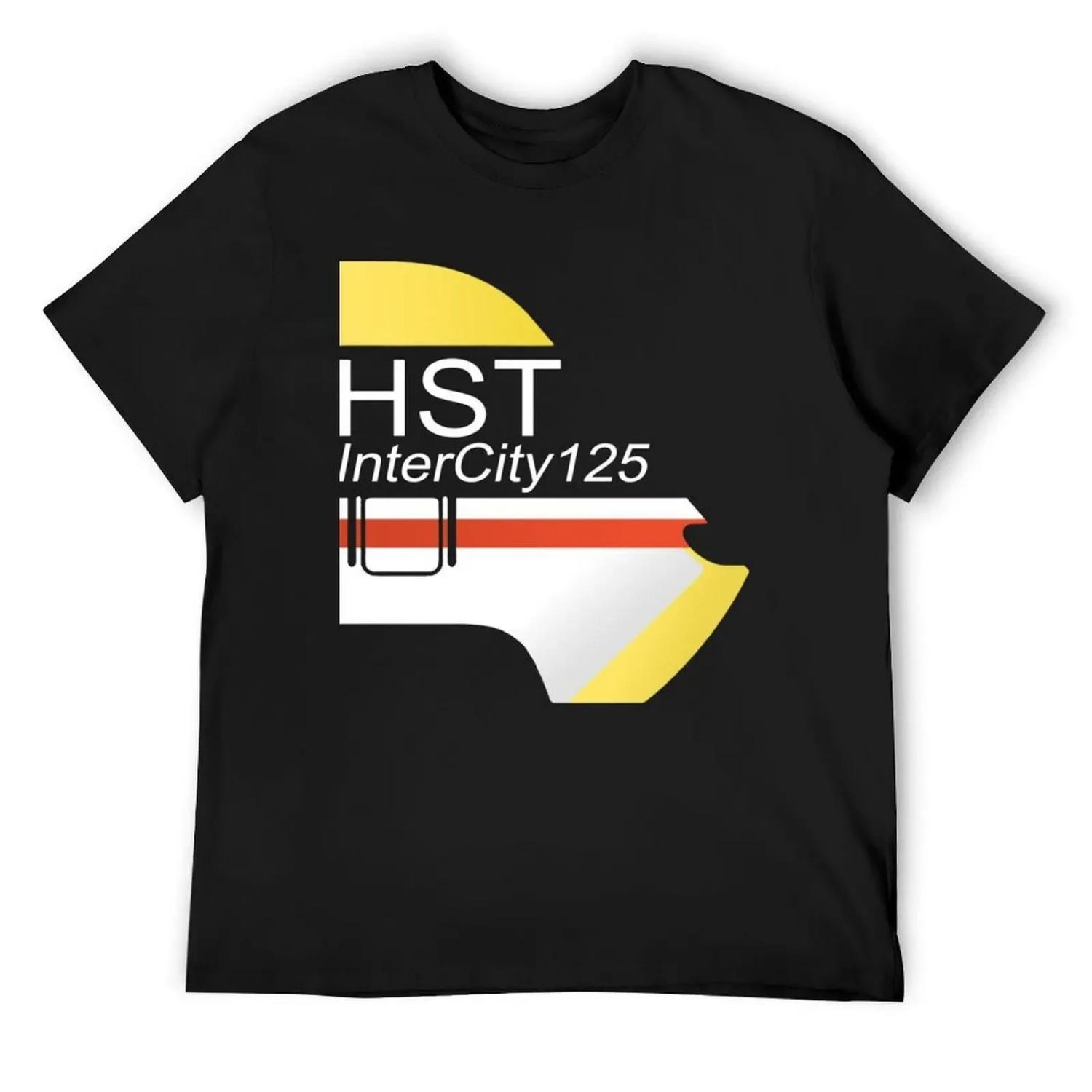 

Футболка HST InterCity 125 Класс 43, забавные футболки-мемы, футболки на заказ, мужская одежда, кавайная одежда, мужские белые футболки S чёрный
