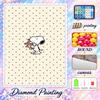 Snoopy Peanuts Diamond Painting Kit 5D Full Drill DIY Diamond Mosaic Wall Art Home Decor