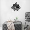 1PC Creative Customized Name Metal Handicraft Iron Plaque Metal Wall Signs For Home Interior Decoration