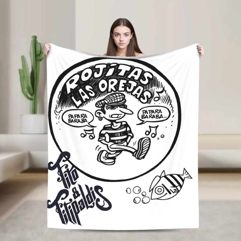 Fitos Fitipaldis Band Blanket Quality Super Soft  Throw Blanket Winter Students Outdoor Funny Bedspread
