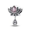 S925 Silber Romantisch Klassischer Stil Rosa Engel Anhänger DIY Armband Schmuckzubehör