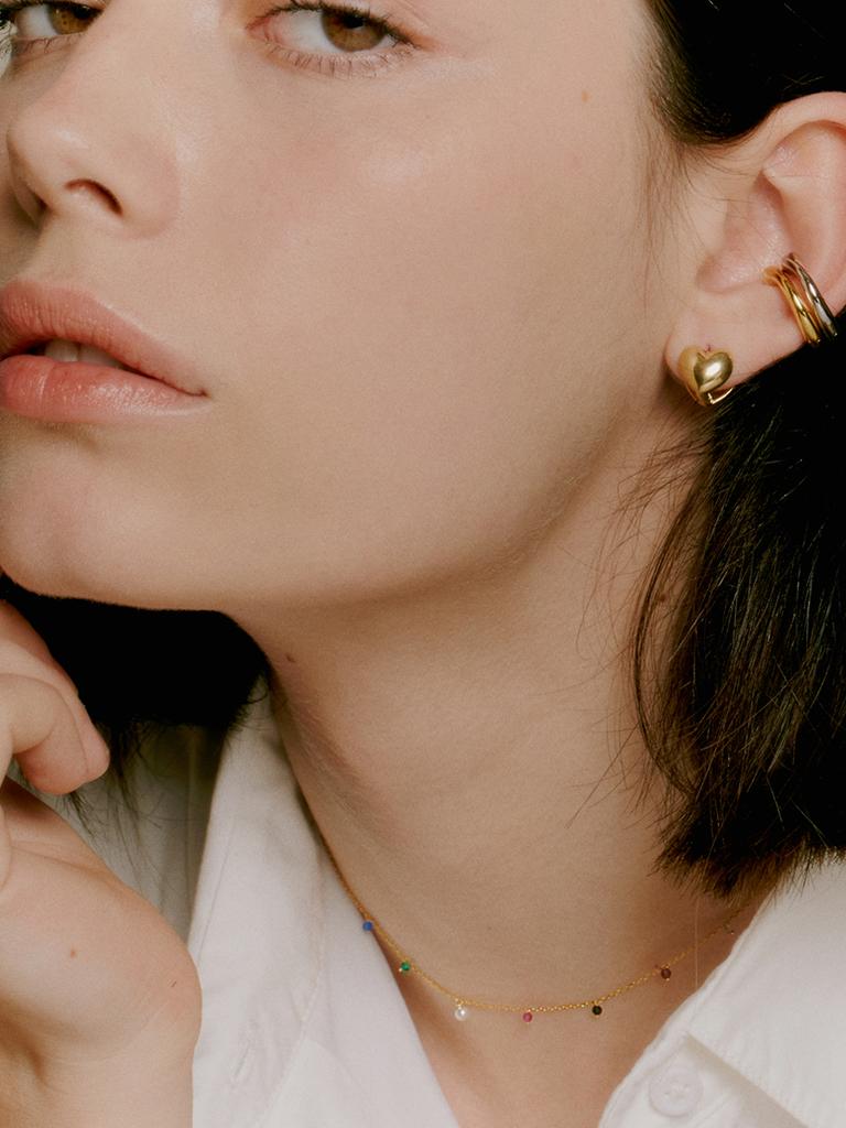 One Enough Love Stone Loop Necklace