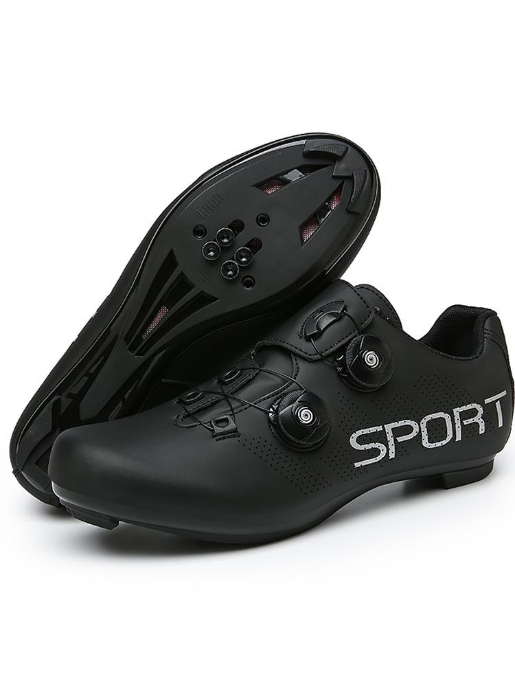 Unisex Road & Mountain Cycling Shoes with Dual Buckle and Lock System