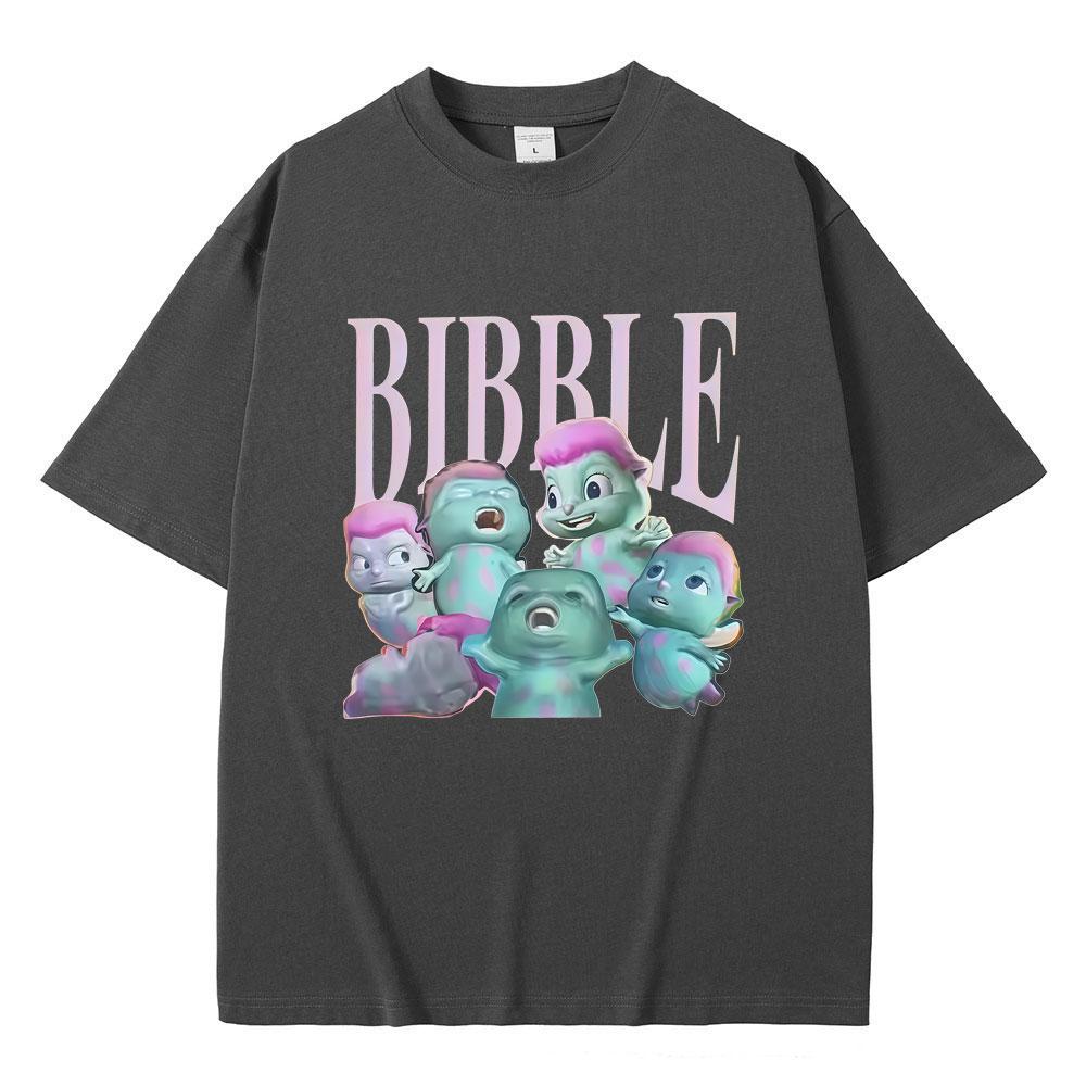 Funny Bibble Graphic T Shirts Unisex Women Casual Humor Short Sleeve Tshirt Oversized Streetwear Unisexs Pure Cotton Tops Tshirts