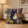 T-Tighnari G-Genshin Impact Pillow Case Pattern Printed Pillowcase For Living Room Sofa Cushion Cover