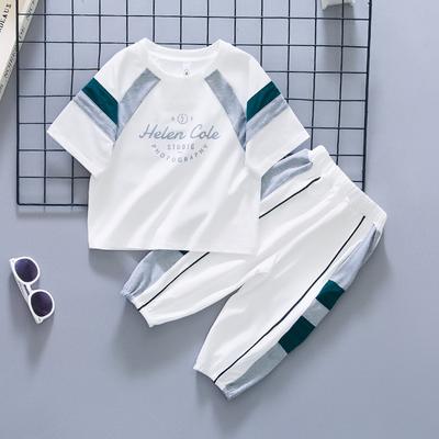 Sommer Jungen Anzug Lockere Sportversion Baby Kinder Kurzarm Zweiteiler
