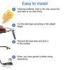 Golf Weighted Lead Tape 1/4''x 197'' / 3/8''x 197'' Adhesive Lead Tape Add Swing Weight Golfing Accessories for Golf Clubs Pickleball Paddle Tennis