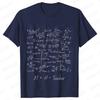 I Love Math Formula Men's T-shirts Street Wear Clothes Short Sleeve Funny Design Y2k Tops Sportwear Casual Vintage Classic Tees