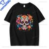 Mexican Day Of The Dead DA De Los Muertos Printed Tshirt Unisexs Graphic TShirt Casual Comfy Tees For Summer Unisex Clothing