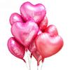 10pcs 18 Inch Rose Gold Red Foil Heart Balloons Marriage Helium Inflatable Balloon  Wedding Birthday Party Decor