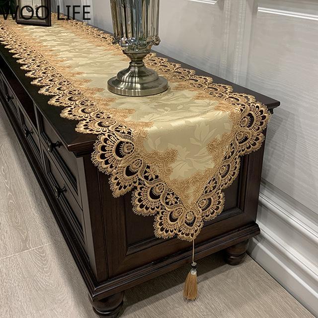 American-style Coffee Table Cloth, Lace Fabric, European-style Dressing Table Dust Cover