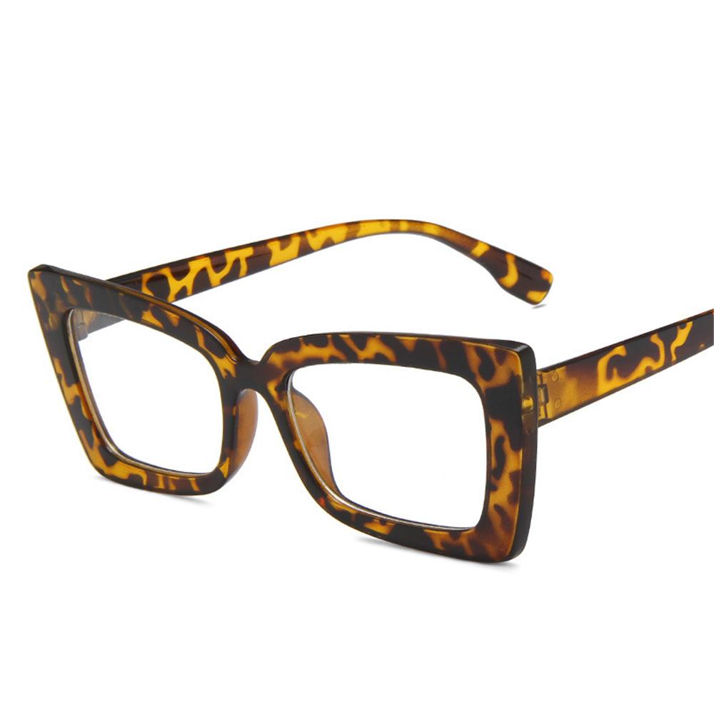 Oversized Square Glasses Anti Blue Light Glasses Large Frame Myopia Glasses Flat Light Glasses Transparent Eyeglasses Glasses