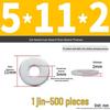Extra Large Galvanized Metal Flat Washer - Thickened Round Screw Washer M6-M16