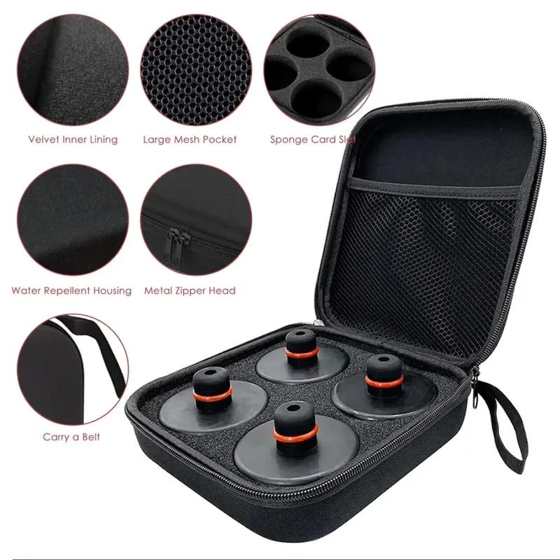For Tesla Silicone Jack Lift Pad Point Adapter For Model 3 Model Y Model S Model X With Storage Bag-4 Pack Vehicle Repair Tools