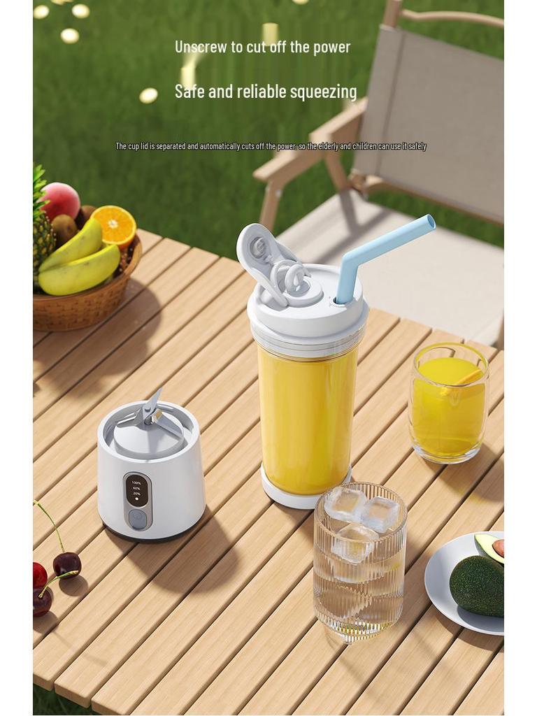 Portable Large Capacity Juicer Blender with Ice-Crushing Power