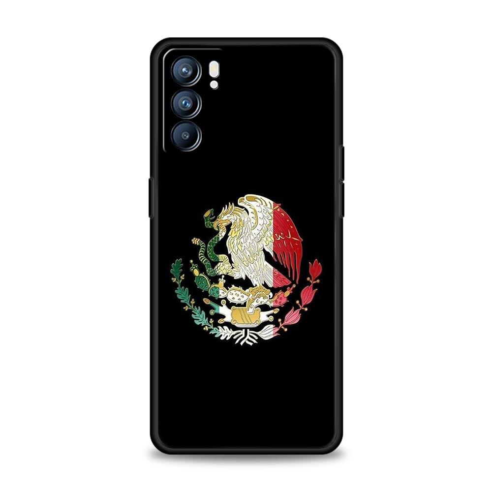 Mexico National Flag Phone Case For Oppo Reno13 Reno12 Reno11 F Reno10 Pro A54 5G Find X5 A53 A52 A9 A17 4G A79 A80 A98 Cover