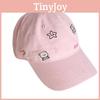 Baseball Cotton Breathable Cap With Bear And Letter Embroidery Design Fall For