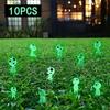 10pcs Luminous Ghost Micro Landscape Accessory Outdoor Miniature Decor Glow in Dark Tree Elves Fairy Figurine Garden Decoration