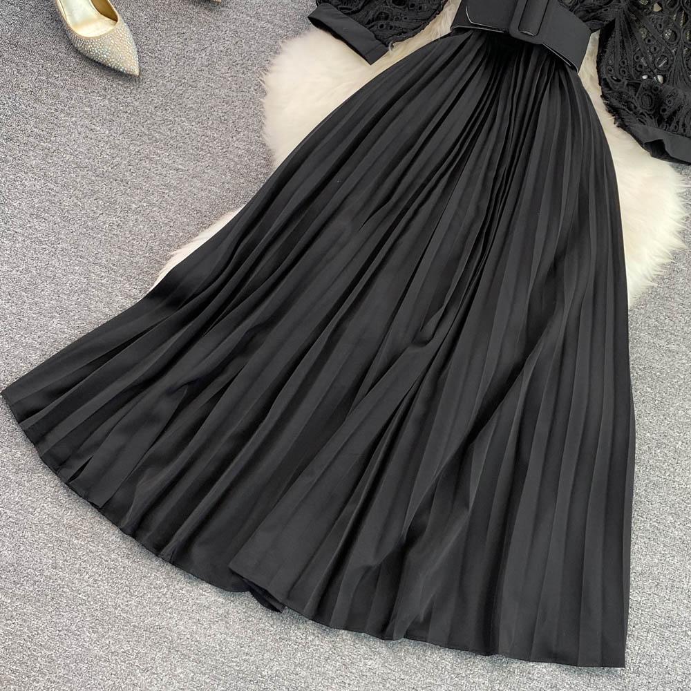 white christmas dresses Chiffon Pleated A Line Mini Little White Dress with Ruffles main image 0