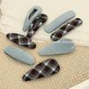 Korean Version Retro Minimalist Fabric Hair Clips for Elegant Side-parted Hair, Side-byside Hair Clips, Versatile Hair Accessories