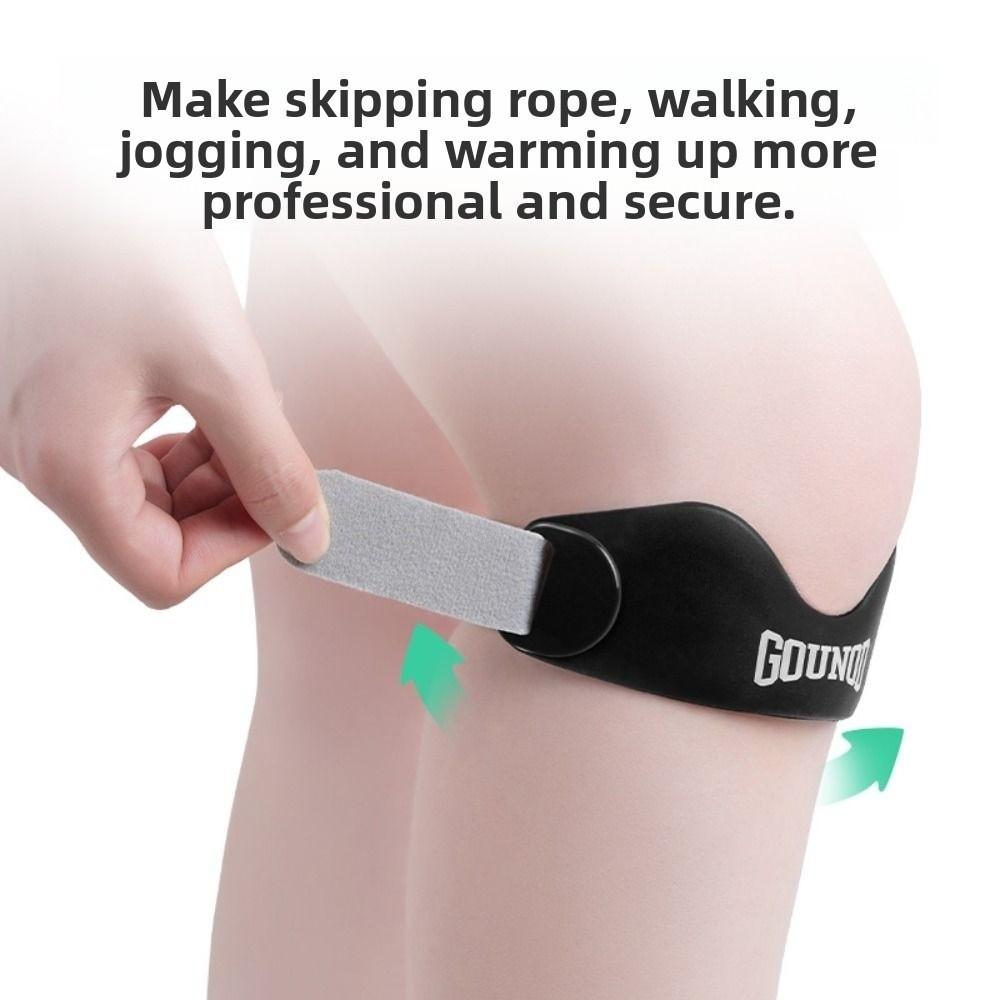 Kniebandage Patella Kniegurt Silikon Knie Sportstützband Patellasehne Kniegurte Fitnessstudio