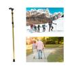 Professional Walking Stick Walking Pressure Reduction Aluminium Alloy Standing Cane for Seniors