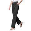 Women's Fashion Solid Color Pocket Perfect High Waist Stretch Pants