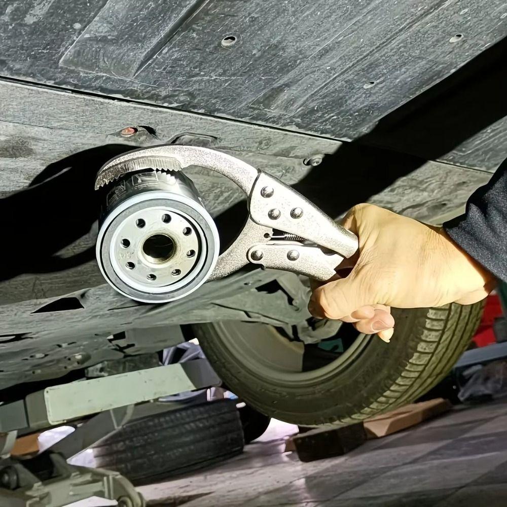 50mm-110mm Range Filter Removal Tool Adjustable Oil Filter Plier Oil Grid Spanner  Car Repair
