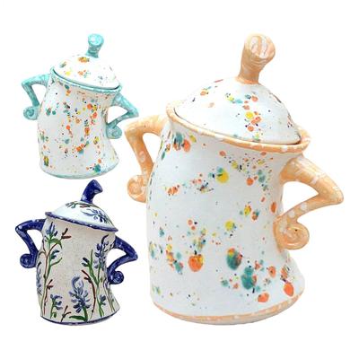 Canister With Attitude Creative Akimbo Cup Mugs Food Jars for Kitchen Storage Container with Airtight Lid Candy Container