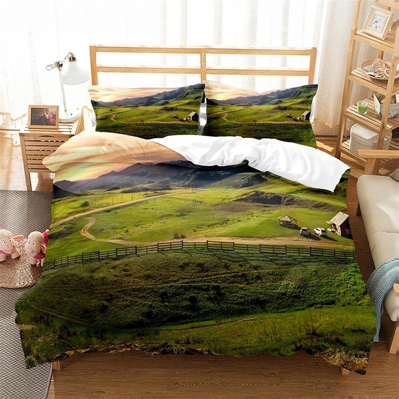 

Пододеяльник «Алтайские горы» King Queen, комплект постельного белья «Природный пейзаж», «Лесной пейзаж», «Озеро», покрывало из полиэстера 70x133cm 2pcs