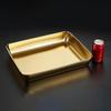 Gold Silver Multi-sizes Tray Stainless Steel BBQ Plate Durable Towel Tray  for Homes