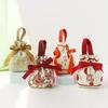 2024 Elegant Canvas Flower Candy Gift Bag for Weddings