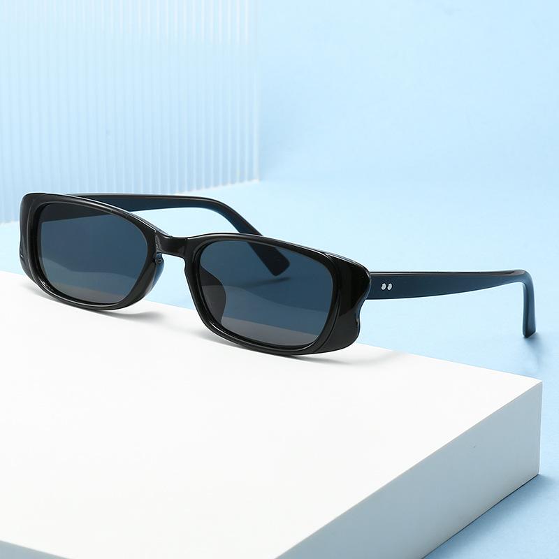 European American Style Woman Sun Glasses Rectangle Shape Anti-glare Sunglasses Men Driving Travelling Sunglasses