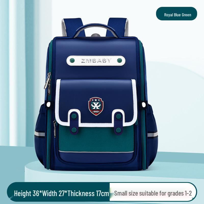 "Sesame Primary School Backpack for Grades 1-6: Lightweight, British-Style for Boys and Girls"