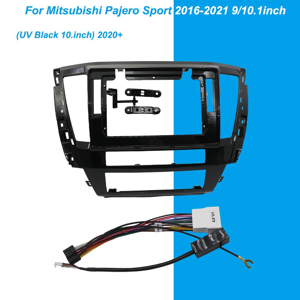 For Mitsubishi Pajero Sport 2016-2021 Fitting Panel Kit Adapter Android Radio Dashboard Car Frame Fascia 9/10.1 Inch