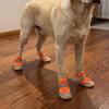 4PCS Breathable Puppy Foot Covers Reflective Pet Paw Protector Dog Mesh Shoes  Paw Protection