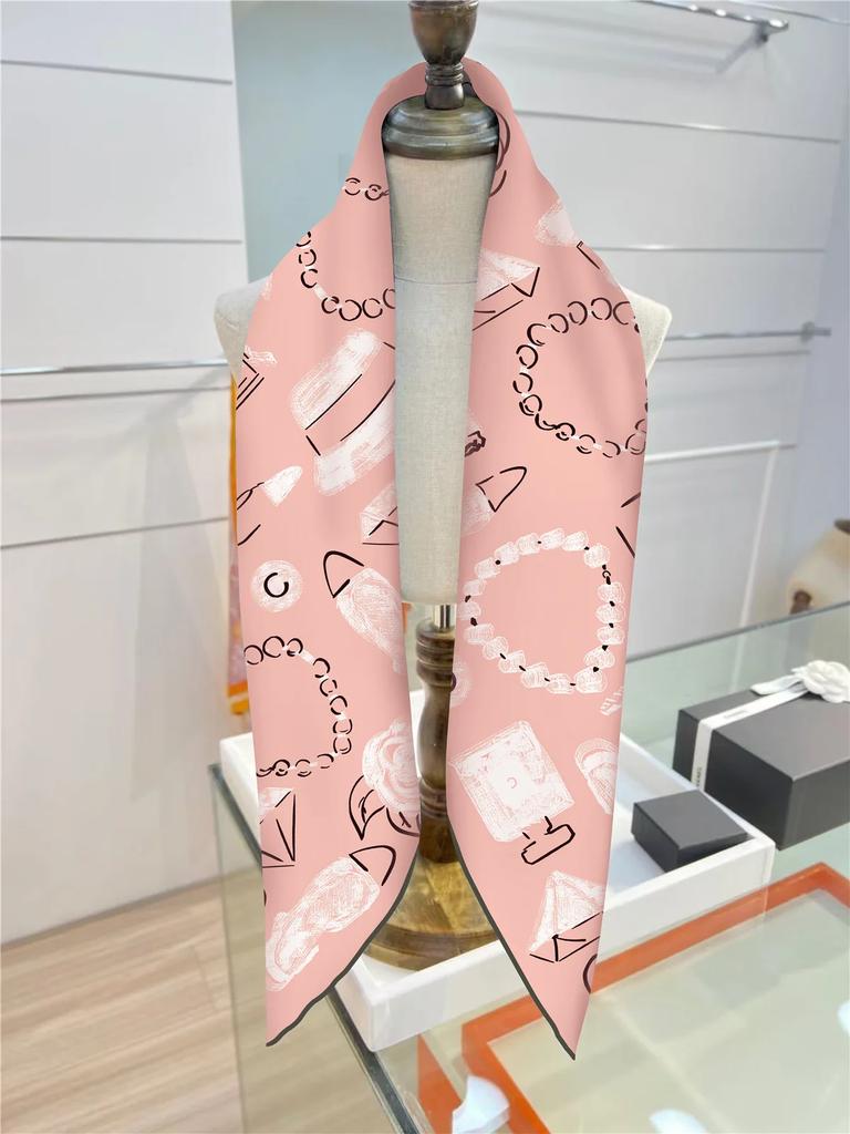 90Cm New Hat Bag Twill Silk Women'S Travel Sunscreen Shawl Large Square Scarf Headscarf   Scarf For Women