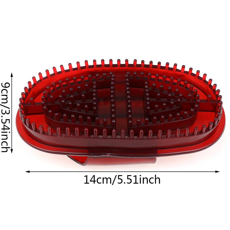 Hand Massage Brush Hand-Held Resin Body Brush Massager Relieve Tense Muscles