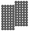 100Pcs M10 X 1.25 Hex Nut Carbon Steel Nut for 168F 170 188 Gasoline Generator Black