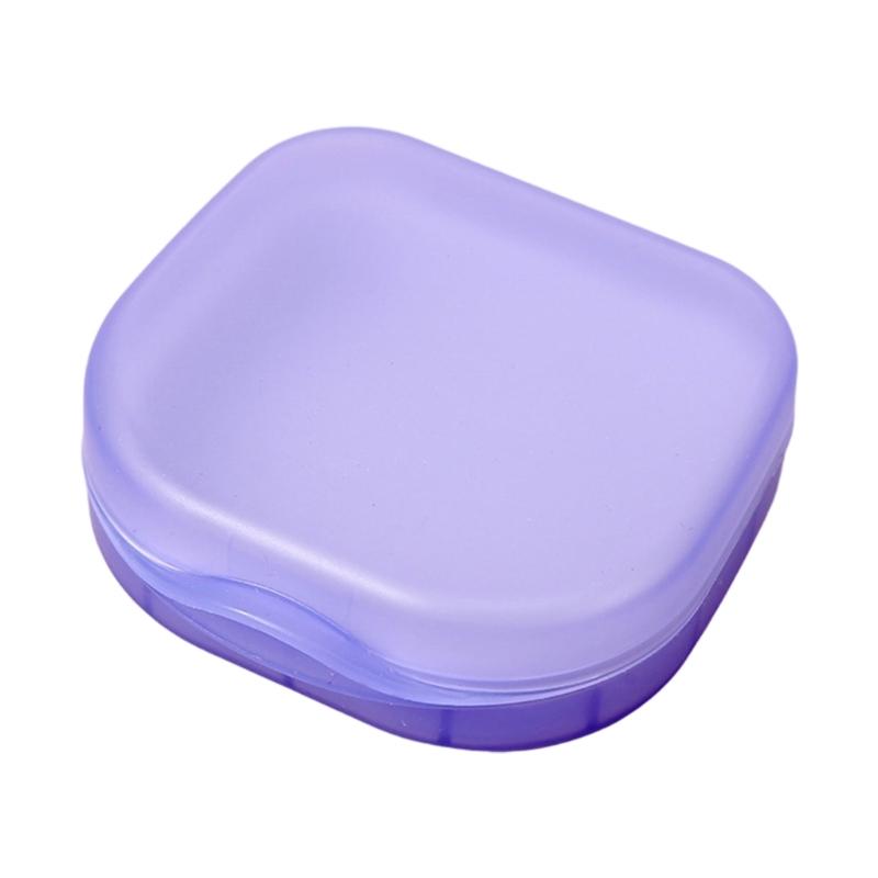 Breathable Teeth Alignment Storage Case Hygienic Plastic Box For Dentures Earphones Carry Solution