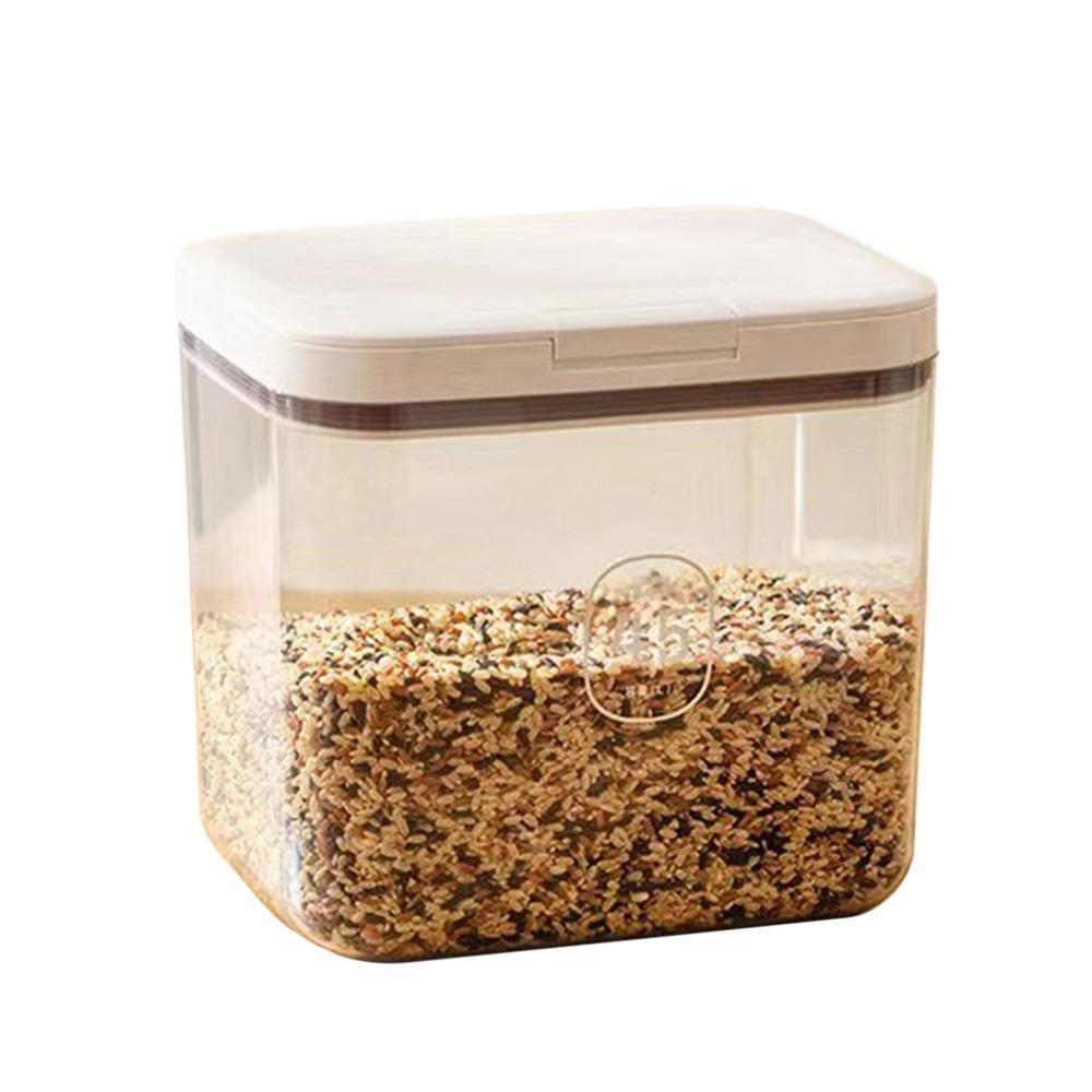 High Quality Vacuum Storage Tank Transparent Large Capacity Sealed Jars Moisture-proof Stackable Sealed Tank Household
