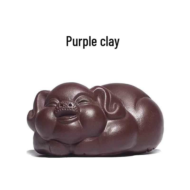 

Zisha Pig Tea Pet Decoration