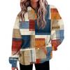 Women's Fashion Daily  Casual V-Neck Long Sleeve Printed Top