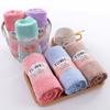 Face Towel Thickened Microfiber Absorbent Coral Fleece Towel Quick Drying Clean Face Soft Absorbent Towel