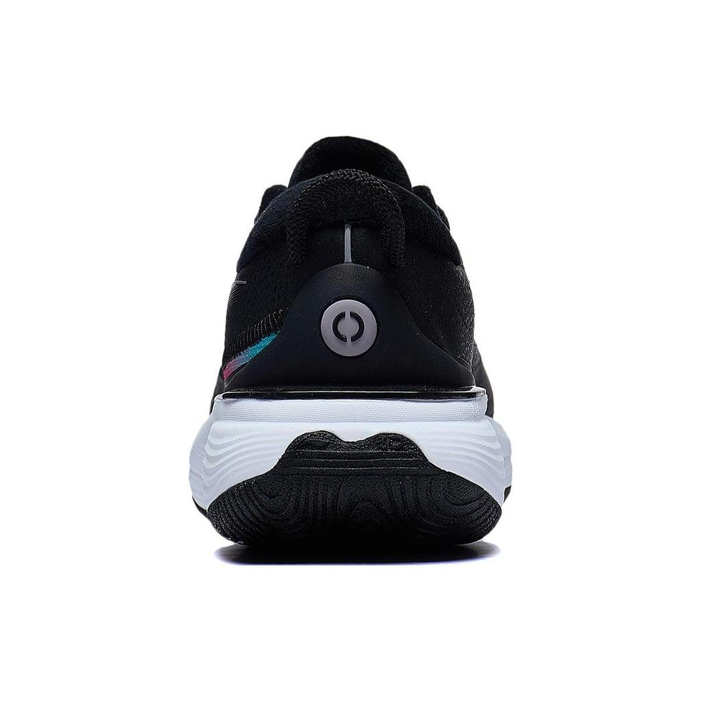 Li Ning SOFT WARM Fashion Fabric Cushioning Breathable Low top Running Shoes Women's Black AGLT124-1